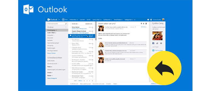 Recuperar un correo electrónico en Outlook