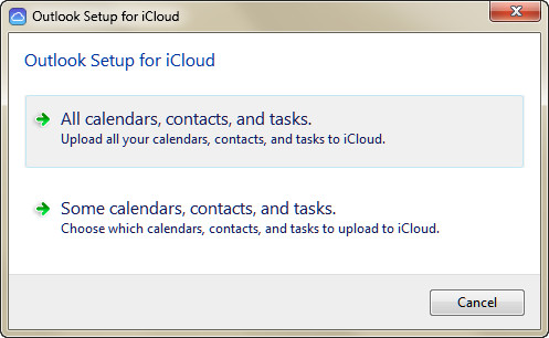 Sincroniza el calendario de Outlook con iCloud