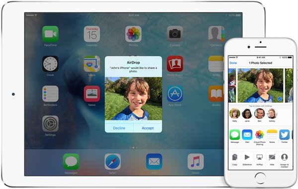 Sincroniza iPhone con iPad a través de Airdrop