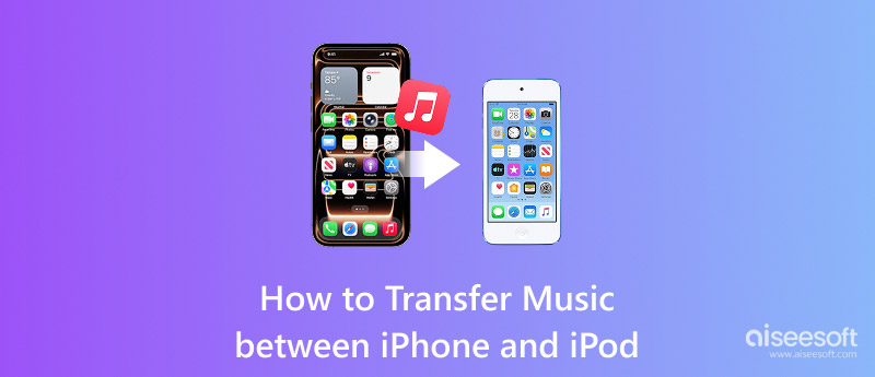 Transferir música entre iPhone e iPod