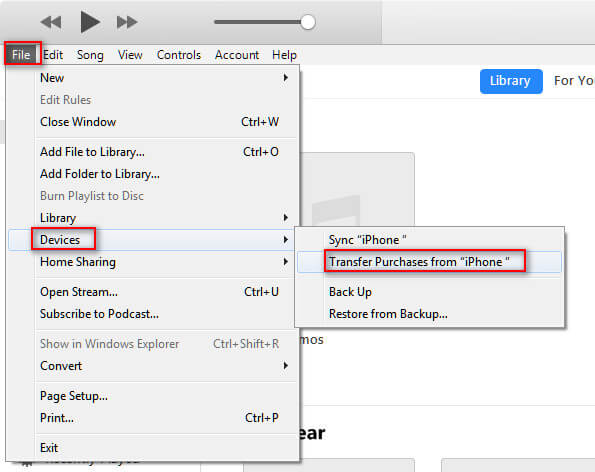 Transferir tonos de llamada a iTunes