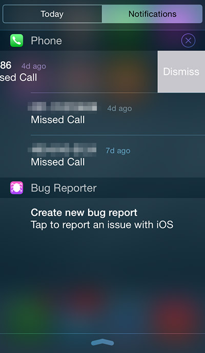 Cerrar notificación en iOS 8
