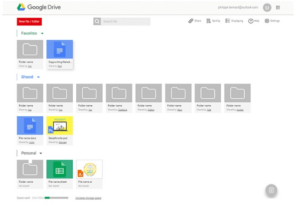 Transferir archivos de iPad a través de Google Drive