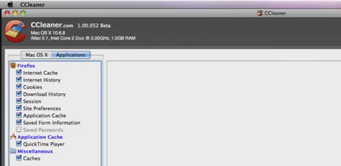 Ccleaner Borrar Cookies en Mac