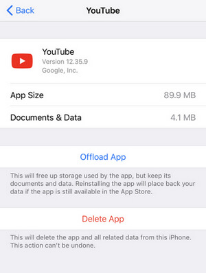 Cómo liberar almacenamiento en el iPhone: descargue las aplicaciones de Delele