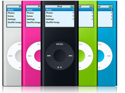 1 iPod de segunda generación congelado