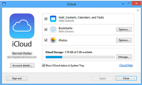 Calendario de iCloud desde el navegador en línea