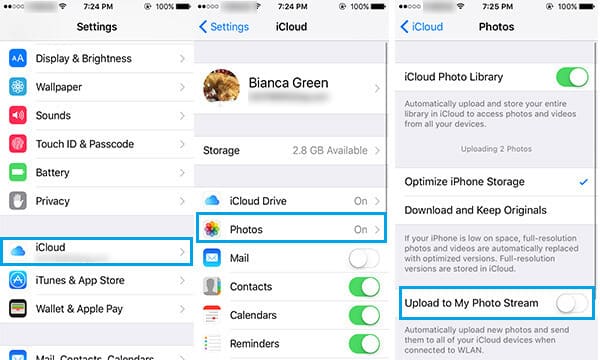 Cómo recuperar fotos de iCloud en iPhone