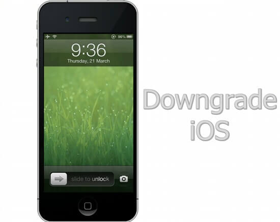 Downgrade iOS para la reparación de iPhone Bricked