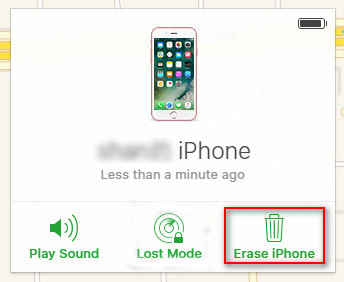 Restablecer iPhone bloqueado con iCloud