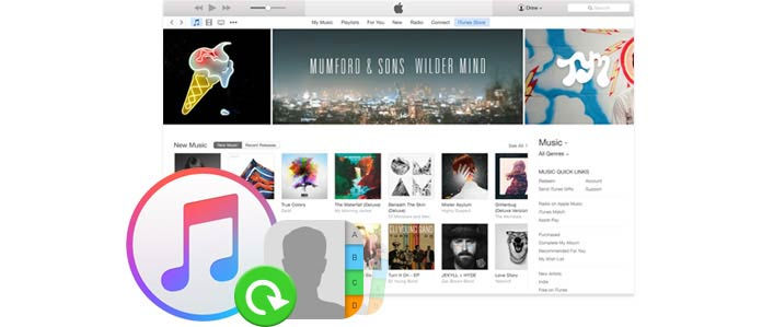 Restaurar contactos desde iTunes