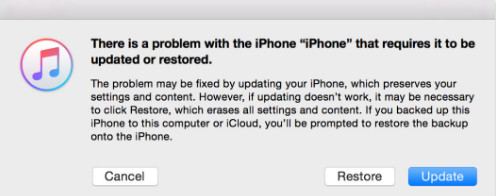 Restaurar iPhone desde el modo de recuperación con iTunes