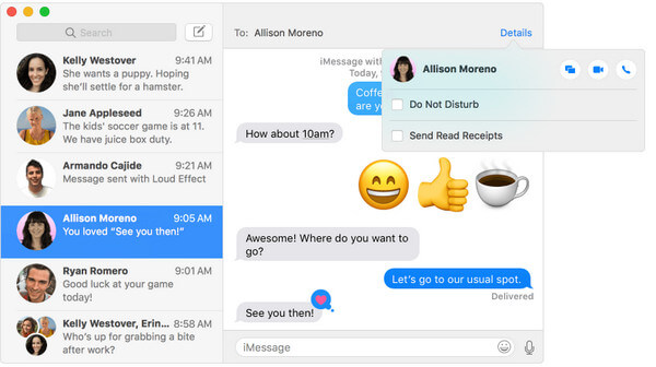 Enviar iMessage desde Mac