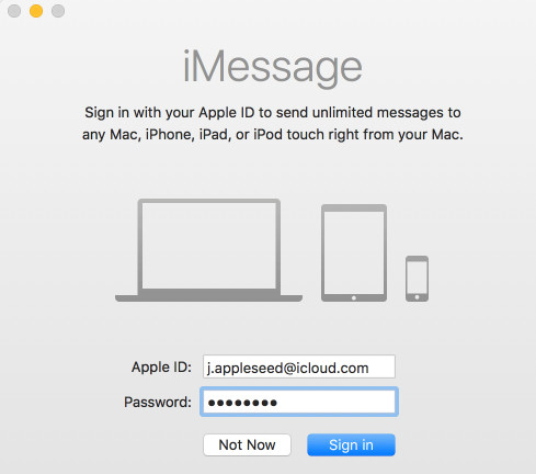 Configurar iMessage en Mac