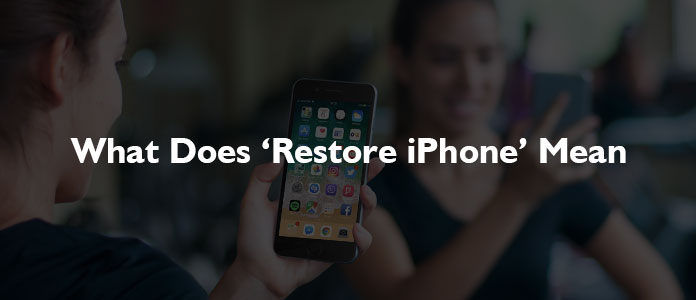 ¿Qué significa restaurar iPhone?