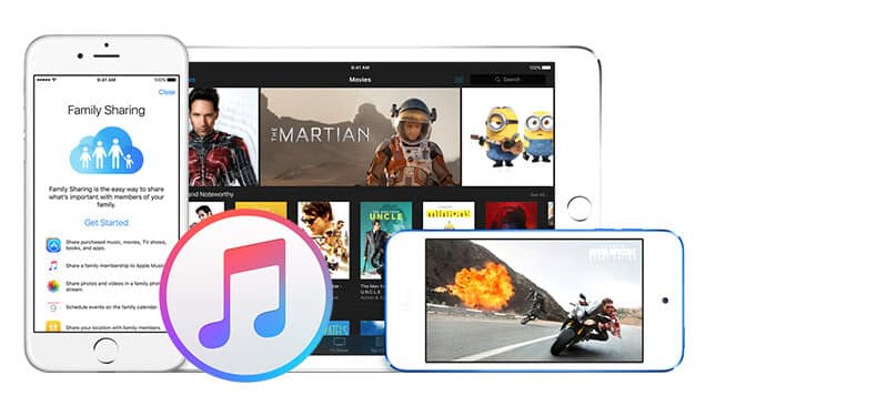 Biblioteca de iTunes y uso compartido en el hogar