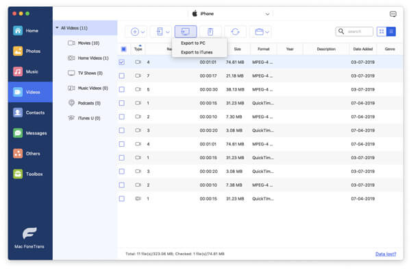 Transfiere música de iPhone a Mac sin iTunes