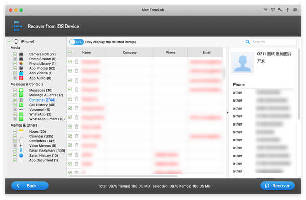 Importar contactos a Mac