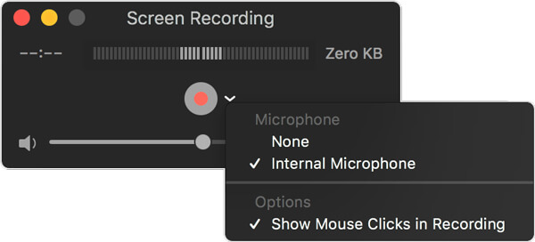 Establecer la configuración de grabación de pantalla de Mac