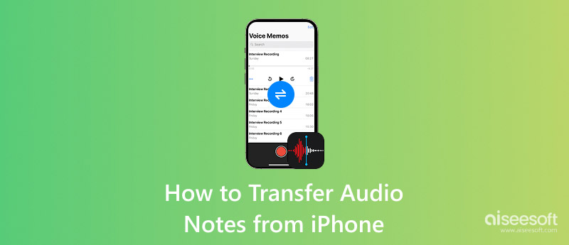 Cómo transferir notas de audio desde un iPhone