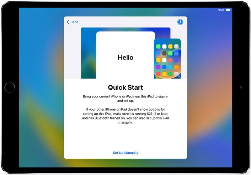 Guía de inicio rápido para iPad