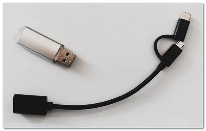 Conecta USB u OTG a Android