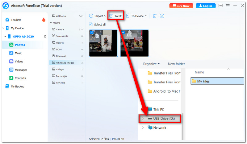 Conecta USB u OTG a Android