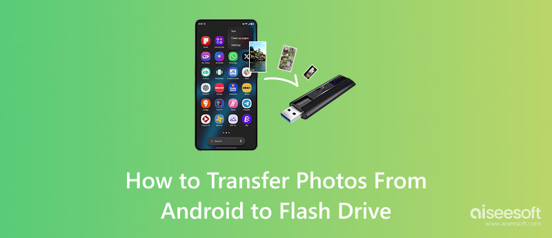 Cómo transferir fotos de Android a una unidad flash