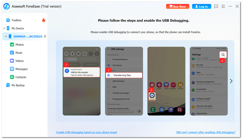 Conecta USB u OTG a Android