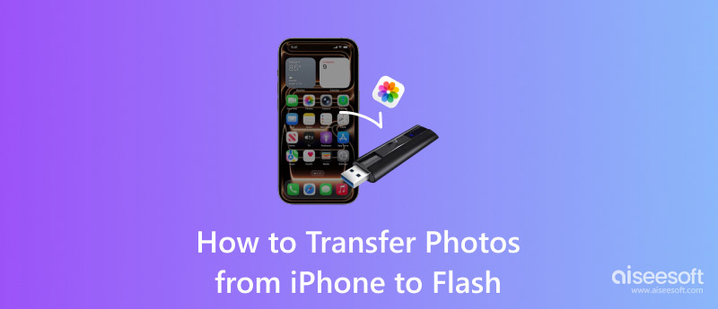 Transferir fotos del iPhone a una unidad flash