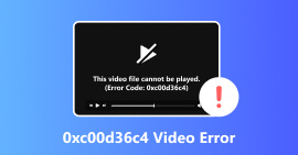 Error de vídeo 0xc00d63c4