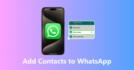 Agregar contactos a WhatsApp