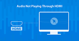 El audio no se reproduce a través de HDMI