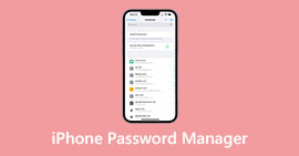 Administrador de contraseñas de iPhone