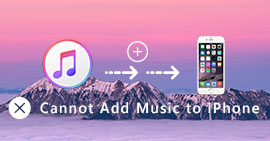 No se puede agregar música al iPhone