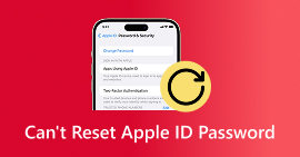 No se puede restablecer la contraseña del ID de Apple