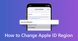 Cambiar región de país de ID de Apple