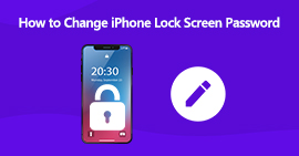 Cambiar la contraseña de la pantalla de bloqueo del iPhone