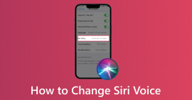 Cambiar la voz de Siri