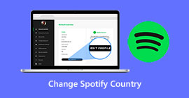 Cambiar el país de Spotify