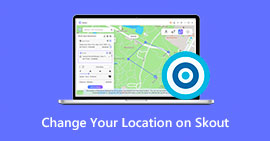 Cambia tu ubicación en Skout