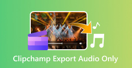 Clipchamp: Exportación de solo audio