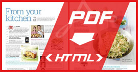 Cómo convertir PDF a HTML