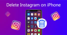 Eliminar Instagram en iPhone