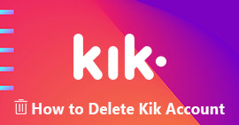 Eliminar cuenta Kik