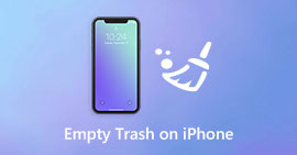 Vaciar basura en iPhone