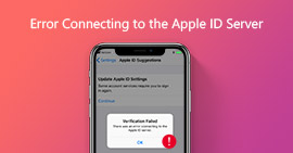 Solucionar el error al conectarse al servidor de ID de Apple