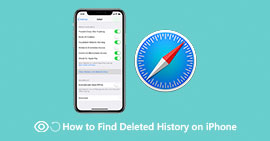 Encuentra el historial eliminado en iPhone