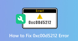 Arreglar el error 0xc00d5212