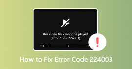 Reparar el código de error 224003